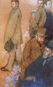 Edgar Degas Six Friends of t he Artist oil painting